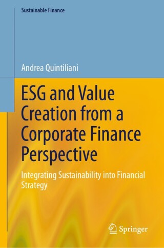 ESG and Value Creation from a Corporate Finance Perspective