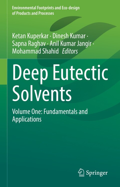 Cover image for book Deep Eutectic Solvents