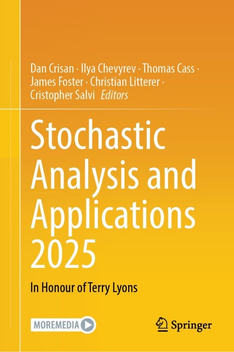 Cover image for book Stochastic Analysis and Applications 2025