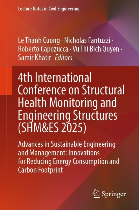 Cover image for book 4th International Conference on Structural Health Monitoring and Engineering Structures (SHM&ES 2025)