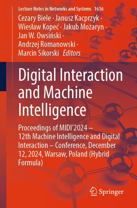 Cover image for book Digital Interaction and Machine Intelligence