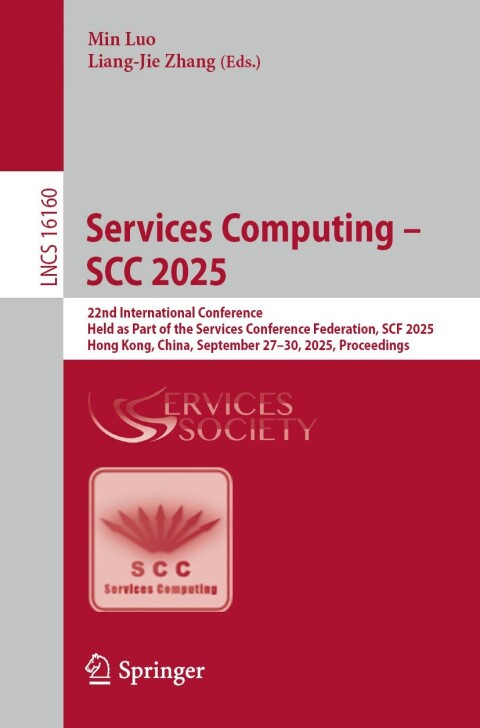 Cover image for book Services Computing – SCC 2025