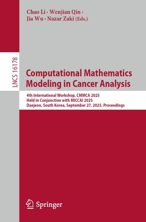 Cover image for book Computational Mathematics Modeling in Cancer Analysis