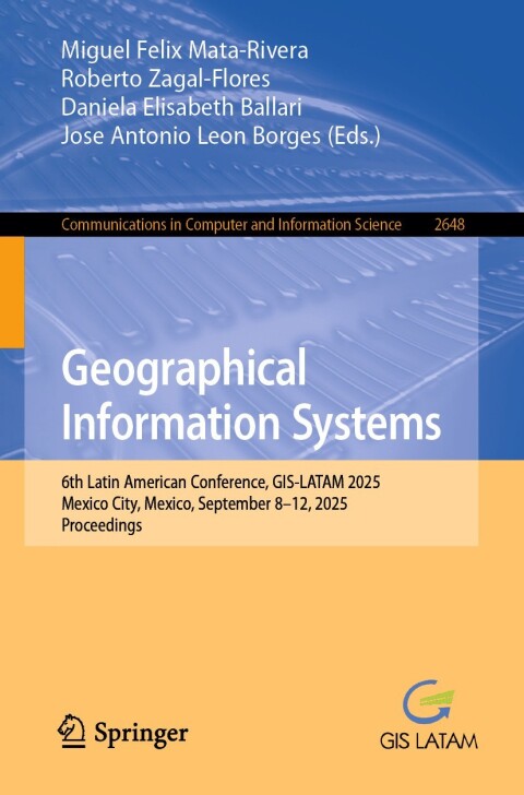 Cover image for book Geographical Information Systems