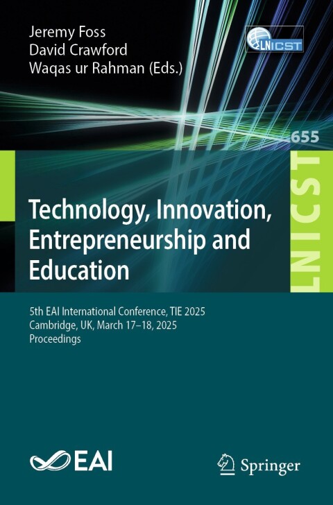 Cover image for book Technology, Innovation, Entrepreneurship and Education