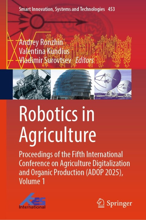 Cover image for book Robotics in Agriculture