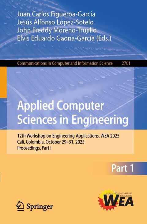 Cover image for book Applied Computer Sciences in Engineering