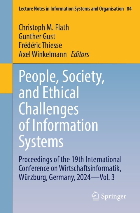 Cover image for book People, Society, and Ethical Challenges of Information Systems