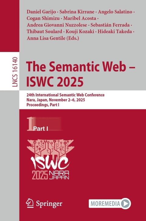 Cover image for book The Semantic Web – ISWC 2025