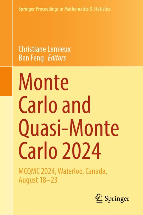 Cover image for book Monte Carlo and Quasi-Monte Carlo 2024