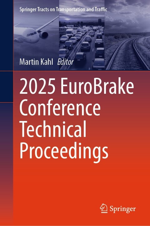 Cover image for book 2025 EuroBrake Conference Technical Proceedings