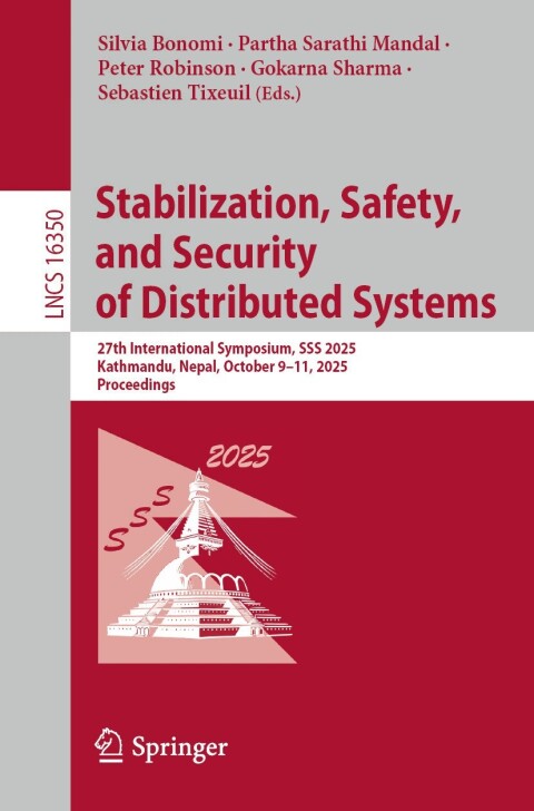 Cover image for book Stabilization, Safety, and Security of Distributed Systems