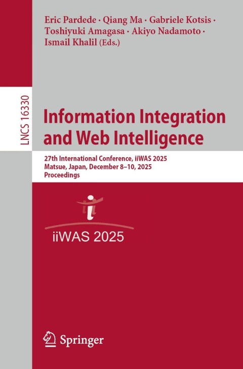 Cover image for book Information Integration and Web Intelligence