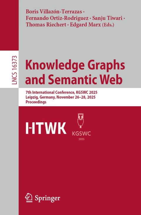 Cover image for book Knowledge Graphs and Semantic Web