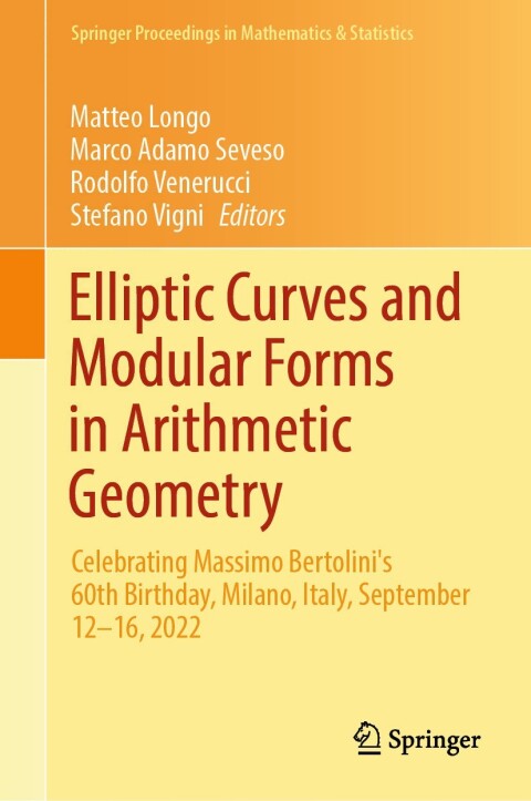 Cover image for book Elliptic Curves and Modular Forms in Arithmetic Geometry
