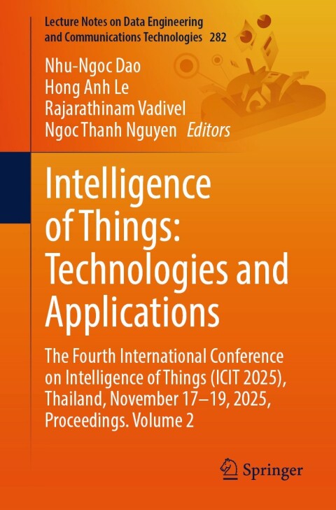 Cover image for book Intelligence of Things: Technologies and Applications