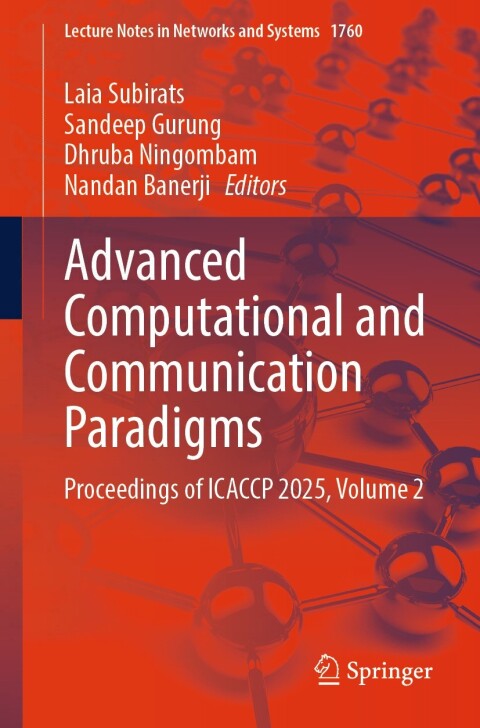 Cover image for book Advanced Computational and Communication Paradigms