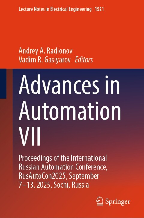 Cover image for book Advances in Automation VII