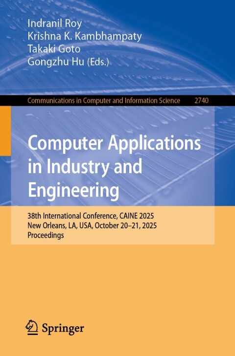 Cover image for book Computer Applications in Industry and Engineering
