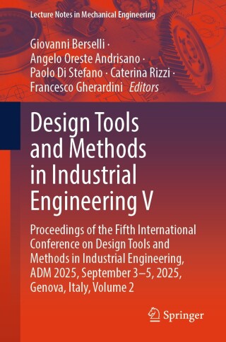 Design Tools and Methods in Industrial Engineering V