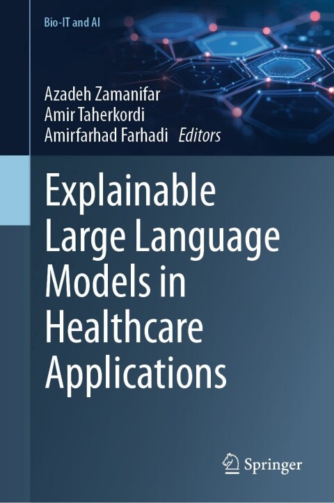 Cover image for book Explainable Large Language Models in Healthcare Applications