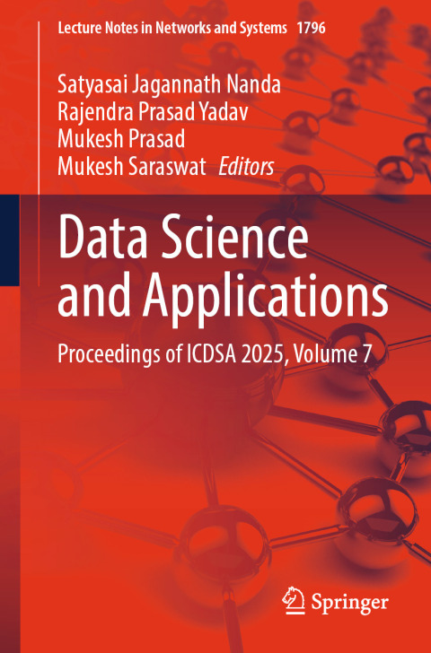 Cover image for book Data Science and Applications