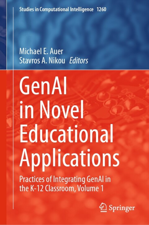 Cover image for book GenAI in Novel Educational Applications