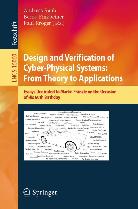 Cover image for book Design and Verification of Cyber-Physical Systems: From Theory to Applications