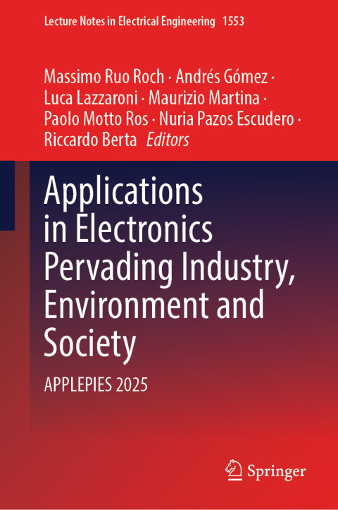 Cover image for book Applications in Electronics Pervading Industry, Environment and Society