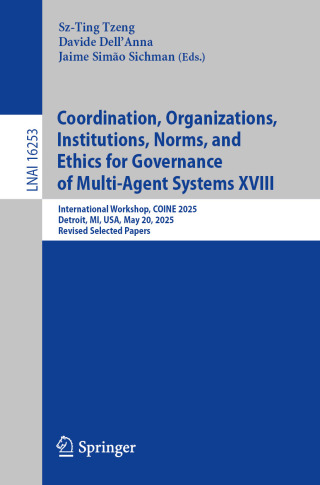 Coordination, Organizations, Institutions, Norms, and Ethics for Governance of Multi-Agent Systems XVIII