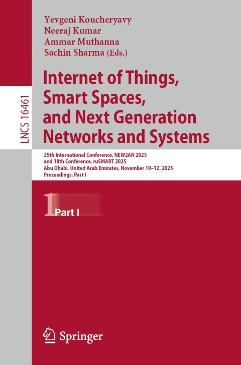 Cover image for book Internet of Things, Smart Spaces, and Next Generation Networks and Systems