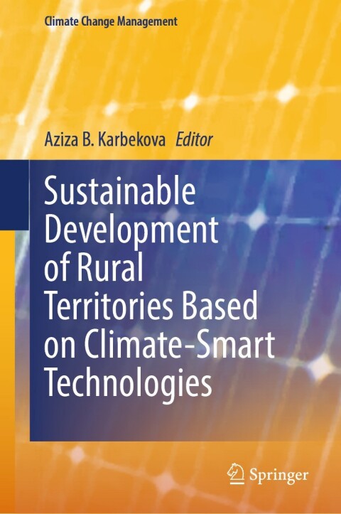 Cover image for book Sustainable Development of Rural Territories Based on Climate-Smart Technologies