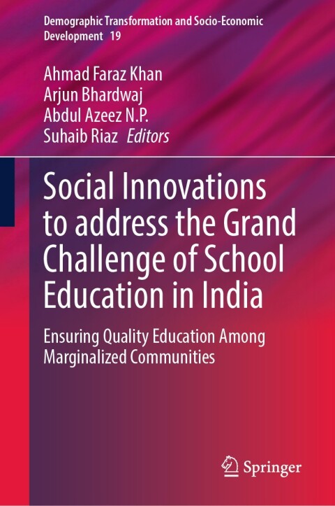 Cover image for book Social Innovations to address the Grand Challenge of School Education in India