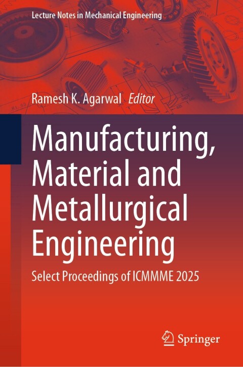 Cover image for book Manufacturing, Material and Metallurgical Engineering