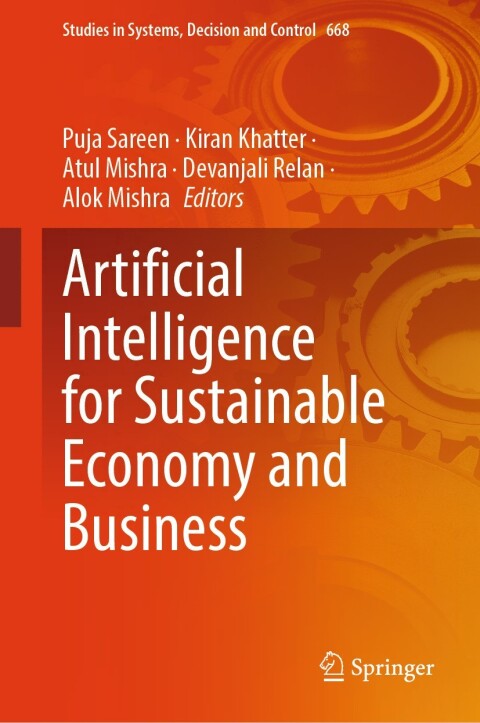 Cover image for book Artificial Intelligence for Sustainable Economy and Business