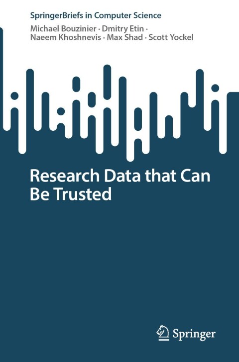 Cover image for book Research Data that Can Be Trusted