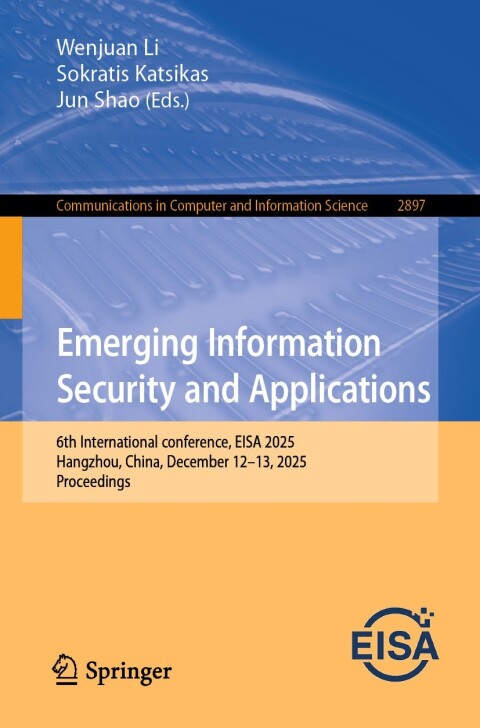 Cover image for book Emerging Information Security and Applications