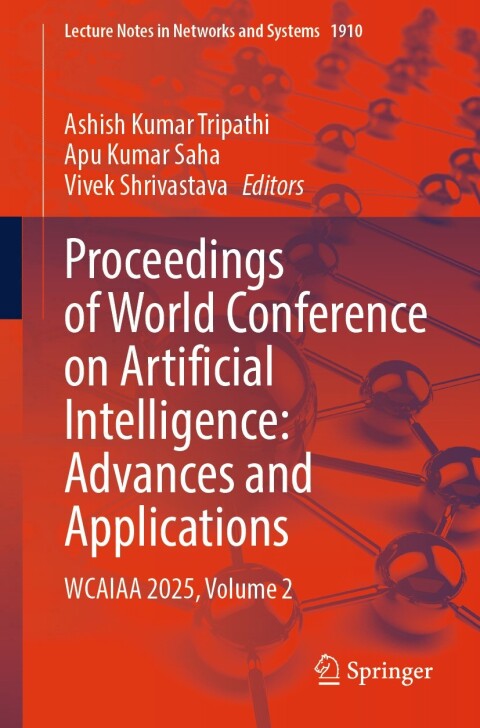 Cover image for book Proceedings of World Conference on Artificial Intelligence: Advances and Applications
