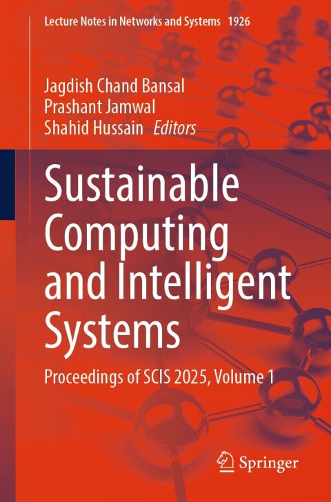 Cover image for book Sustainable Computing and Intelligent Systems