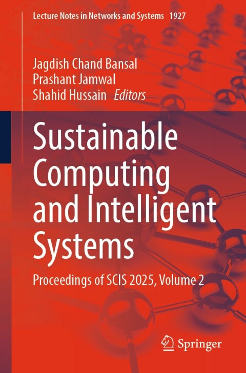 Cover image for book Sustainable Computing and Intelligent Systems