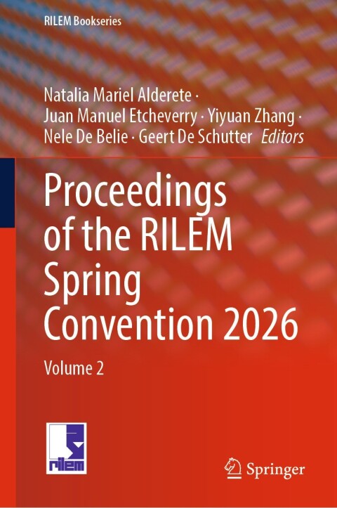 Cover image for book Proceedings of the RILEM Spring Convention 2026