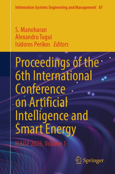 Cover image for book Proceedings of the 6th International Conference on Artificial Intelligence and Smart Energy