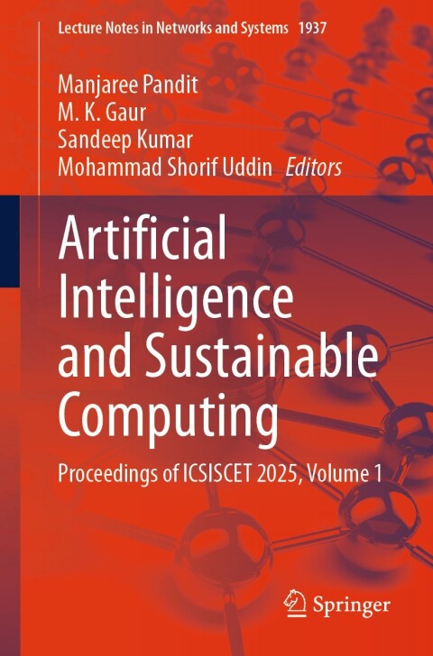 Cover image for book Artificial Intelligence and Sustainable Computing