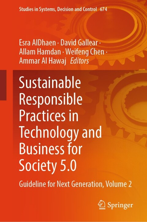 Cover image for book Sustainable Responsible Practices in Technology and Business for Society 5.0