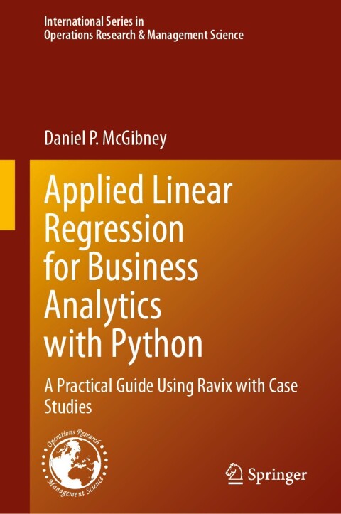Cover image for book Applied Linear Regression for Business Analytics with Python
