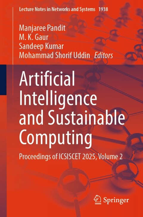 Cover image for book Artificial Intelligence and Sustainable Computing