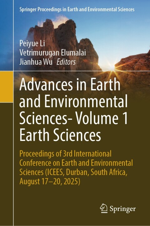 Cover image for book Advances in Earth and Environmental Sciences- Volume 1 Earth Sciences