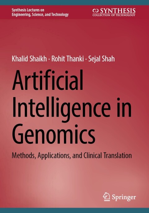 Cover image for book Artificial Intelligence in Genomics