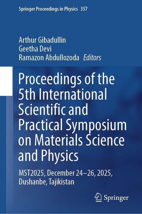 Cover image for book Proceedings of the 5th International Scientific and Practical Symposium on Materials Science and Physics