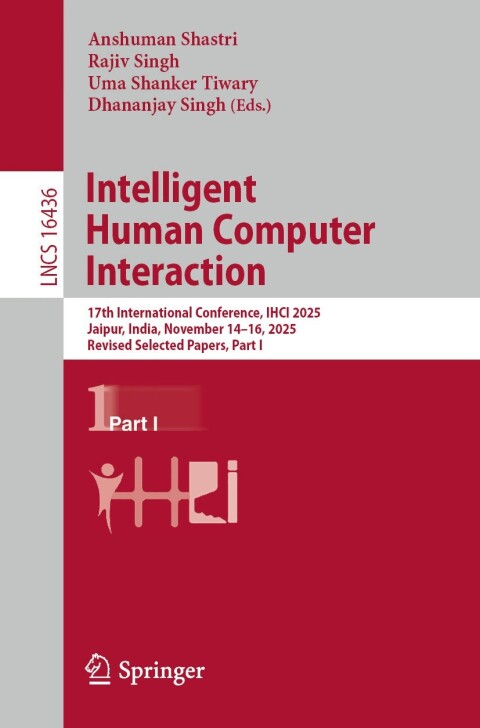 Cover image for book Intelligent Human Computer Interaction